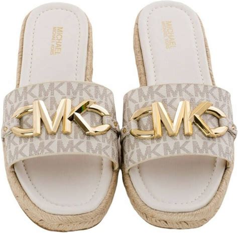 michael kors teenslippers dames|michael kors slides.